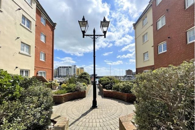 Madeira Way is an attractive part of Eastbourne's Sovereign Harbour