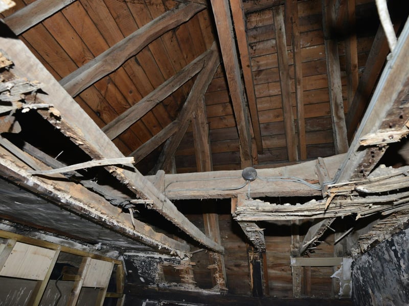 The New Inn in Sidley will reopen on Good Friday after the fire there in November 2024. The room where the tumble dryer fire started.
