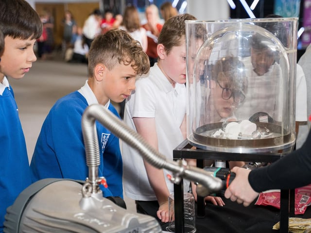 Edwards Vacuum at the Burgess Hill event of the Mid Sussex Science Week. Alex Rickard Photography