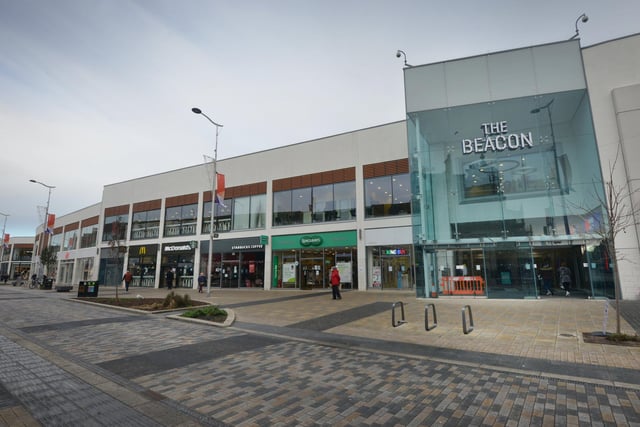 £85 million extension on the shopping centre. It also included new shops opening - Schuh, New Look Flying Tiger, Paperchase and Jack Wills.