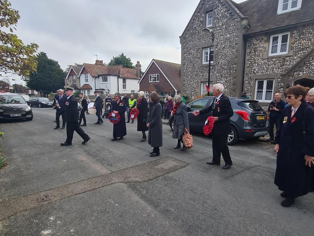 Willingdon and Jevington Parish Council's remembrance event 2022