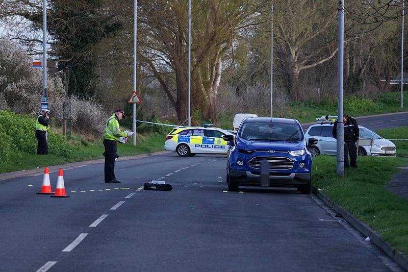 Emergency services at the scene. Picture: Sussex News and Pictures