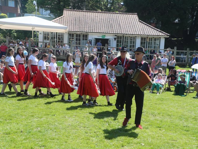 Crowning of the May Queen 2024 in Alexandra Park, Hastings, May 12. Photo by Roberts Photographic.