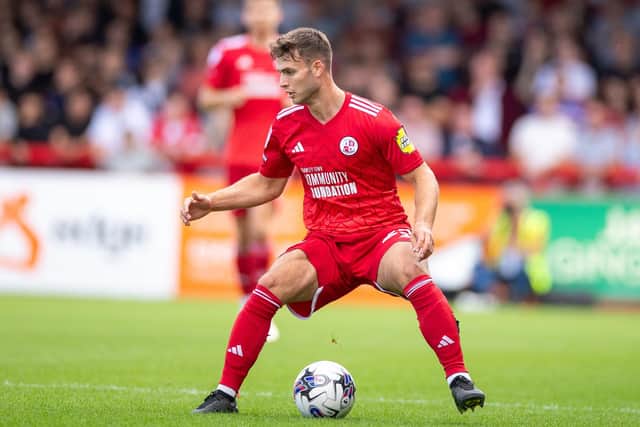 Crawley Town star Nick Tsaroulla recently made his 100th appearance for the Reds. Picture: Eva Gilbert