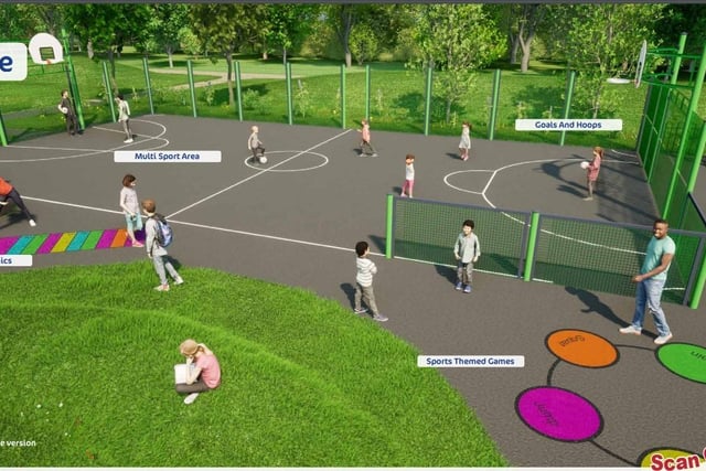 An artist's impression of how the park could look