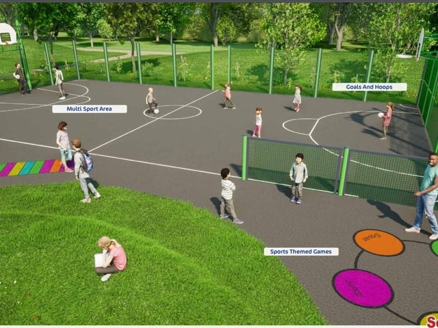 An artist's impression of how the park could look