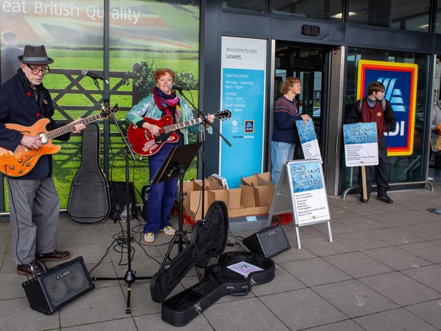 More than 8,000 items have been collected at the Lewes Food Banks Winter Collection