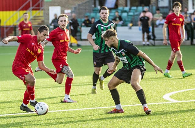 Newhaven FC take on Pagham FC in the SCFL premier - pictures by Paul Trunfull