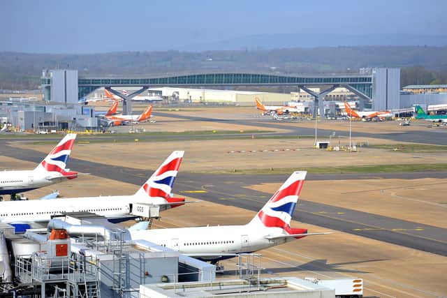 Gatwick South Terminal. 
Pic S Robards SR2203283