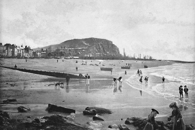 Hastings Old Town and Beach, circa 1896.