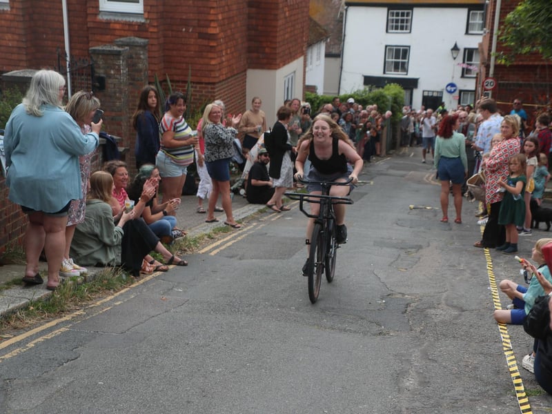 Hastings Old Town Carnival Week 2024: Bike Race. Photo by Roberts Photographic.
