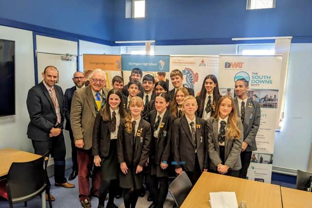 Durrington students meet with Sir Peter Bottomley MP for a Q&A session