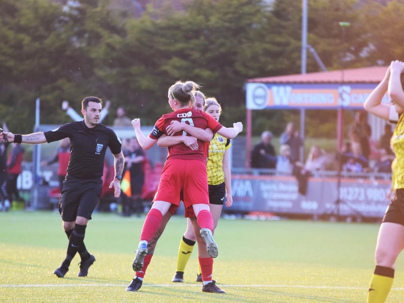 Worthing FC Women beat AFC Acorns and lift the London and SE premier division title