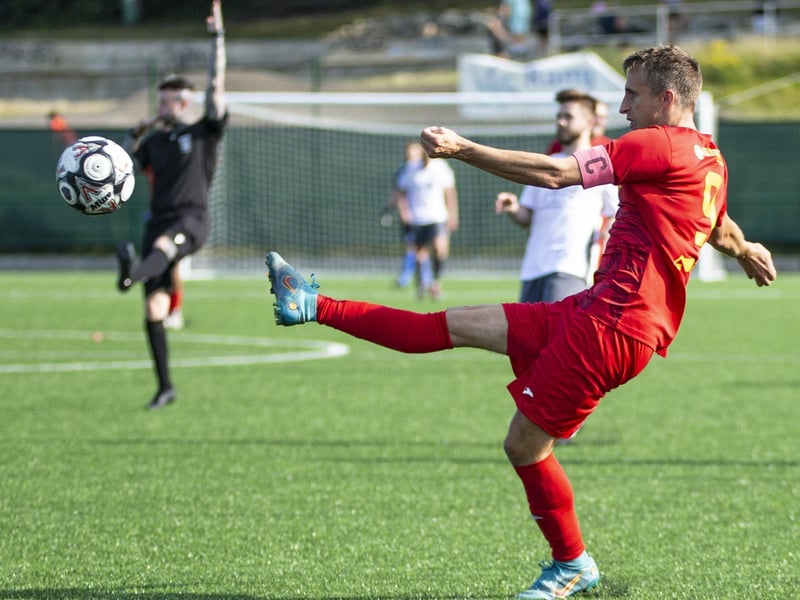 Newhaven v Bexhill United in the SCFL premier