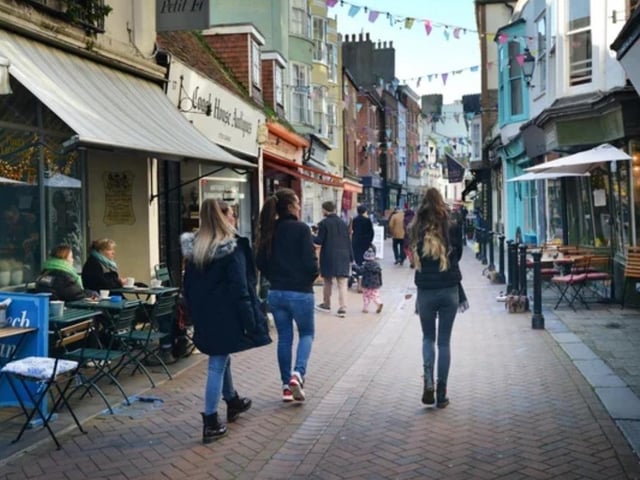 George Street in Hastings Old Town