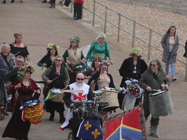 Bexhill Medieval Pageant on May 8 2023. Photo by Roberts Photographic.