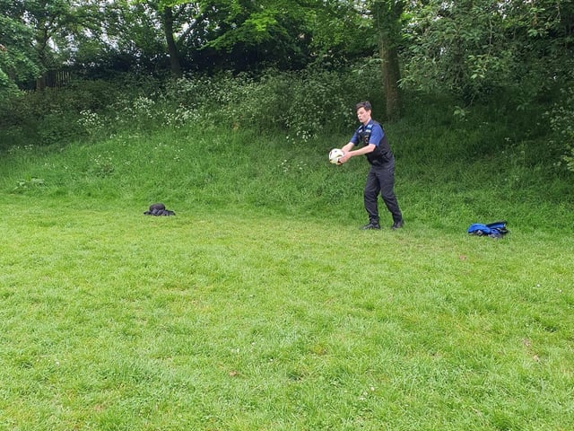 Adur and Worthing Police said its neighbourhood team were out in the community last week ‘raising awareness and giving advice’ on knife crime as part of Op Sceptre.