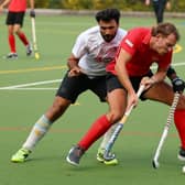 Hash Ameen in action for Horsham v Mid Sussex | Picture by Nick Evans