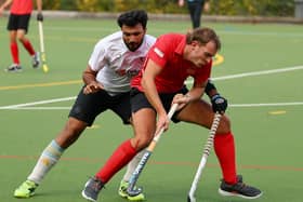 Hash Ameen in action for Horsham v Mid Sussex | Picture by Nick Evans