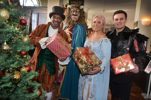 Members of the cast of Beauty and the Beast at Hastings White Rock Theatre