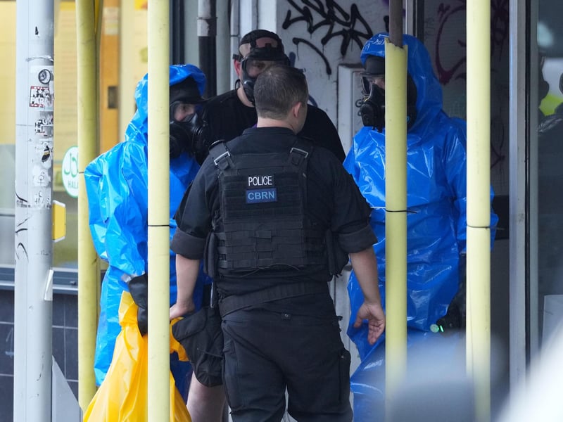 Two men have been arrested following a drug search conducted by the Metropolitan Police at an address in East Sussex.