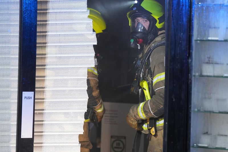 Four fire engines responded to an incident at a premises in West Street, Horsham.