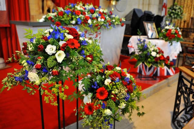 Corpus Christi Carpet of Flowers 2022 at Arundel Cathedral. Pic S Robards SR2206162