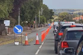 Delays are expected in Broadwater Road, Worthing, from Monday until June