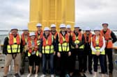 The visit was attended by Horsham district councillors Llyn Lambert, Phillip Circus and Alan Manton; Mid Sussex district councillors Malcolm Avery and Jim Knight; Arun District councillor Freddie Tandy; and West Sussex county councillor Roger Noel. Photo: Rampion