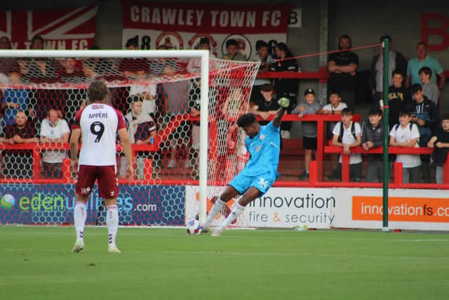Corey Addai in action against Northampton Town. Picture by Cory Pickford