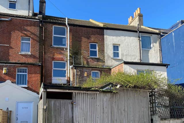A commercial premises with upper floors residential conversion consent at 381 London Road, in the Silver Hill area of St. Leonards went under the gavel at £170,000