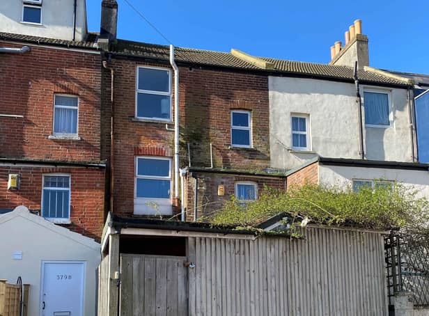 A commercial premises with upper floors residential conversion consent at 381 London Road, in the Silver Hill area of St. Leonards went under the gavel at £170,000