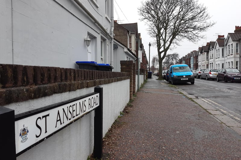 Saints feature in many Worthing roads, including St Andrew's Road, St Anselms Road and St Dunstan's Road. West Tarring Parish Church is dedicated to St Andrew, St Dunstan was Archbishop of Canterbury from 960 to 988 and St Anselm was the Archbishop of Canterbury from 1093 to 1109.
