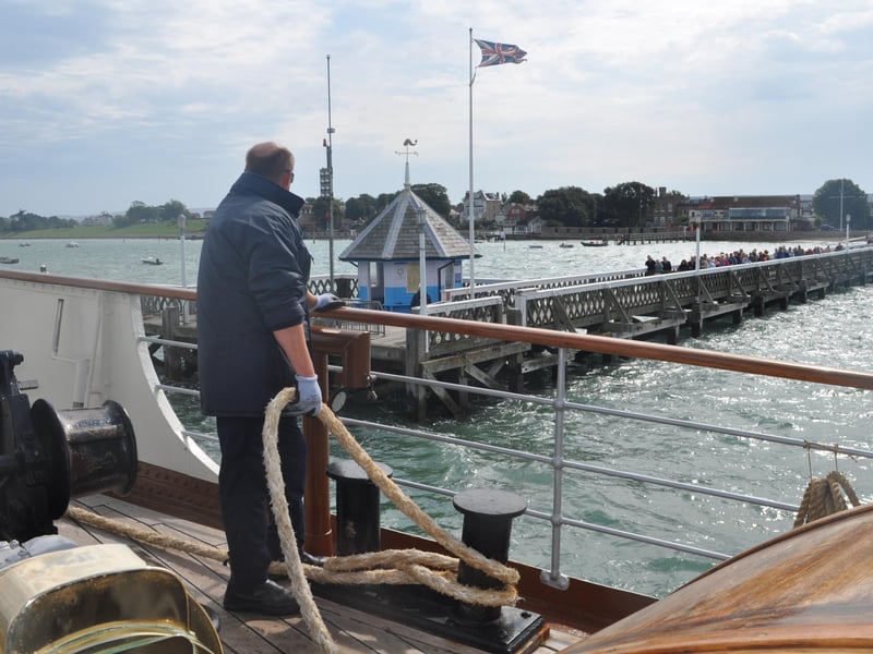 Setting sail in September 2009 but not from Worthing, after waves prevented the Waverley from docking