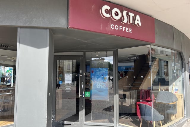 Costa Coffee closed