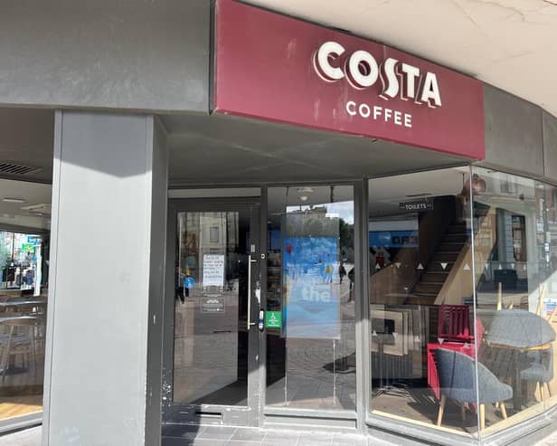 Costa Coffee closed
