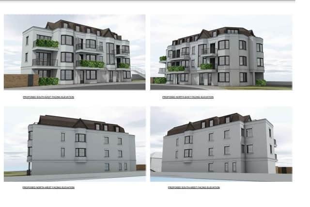 Proposed block of flats in London Road, Bognor Regis