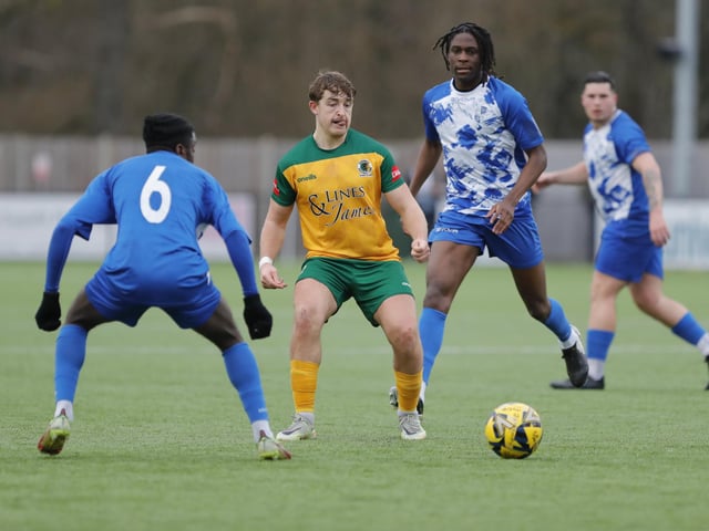 Isthmian Premier action from Horsham's dramatic home win over Wingate & Finchley on Saturday