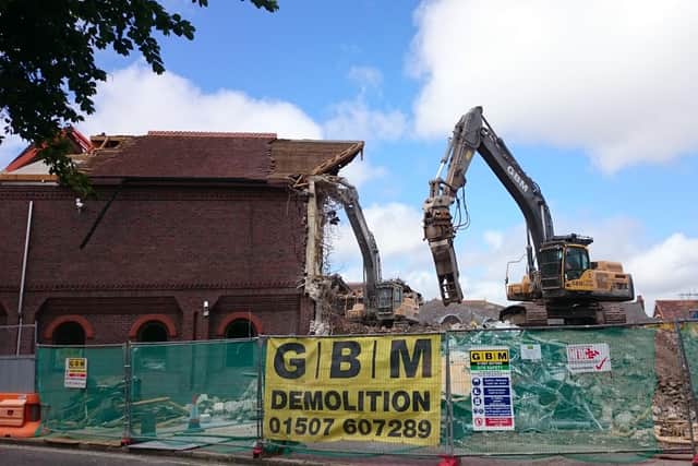 The former magistrates court in Lewes was demolished to make way for a hotel and shops - some of which are still not occupied. "The waste of a building only opened in 1986 seems unnecessary," says Vic Ient