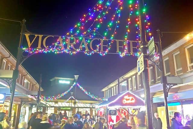 Christmas Lights Switch-on event in Vicarage Field