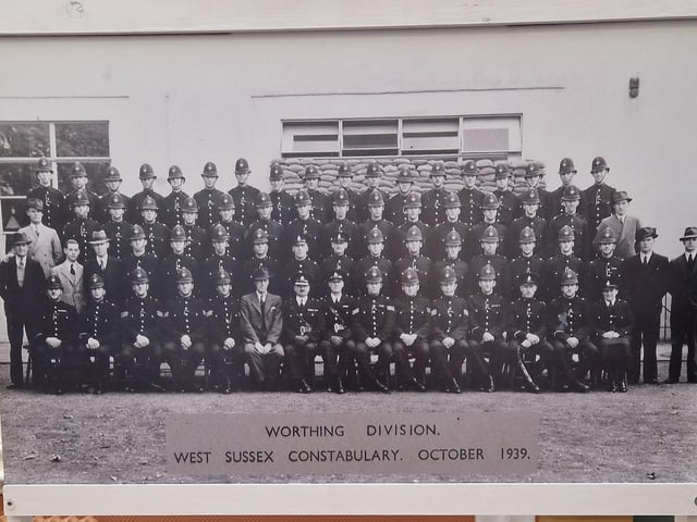 The Worthing division of West Sussex Constabulary in October 1939