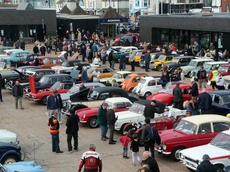 Hastings Week 2025. Classic Car Show 12/10/. Pic by Roberts Photographic.