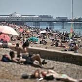 A yellow heat health alert has been issued across Sussex and Surrey, as the region experiences the latest in a series of heatwaves to hit the UK.