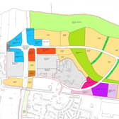 The masterplan for Hampton Park, including the location of the community centre. Picture: Littlehampton Town Council