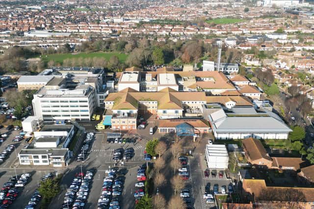Worthing Hospital, previously rated 'outstanding', is now rated 'requires improvement'. Picture: Eddie Mitchell