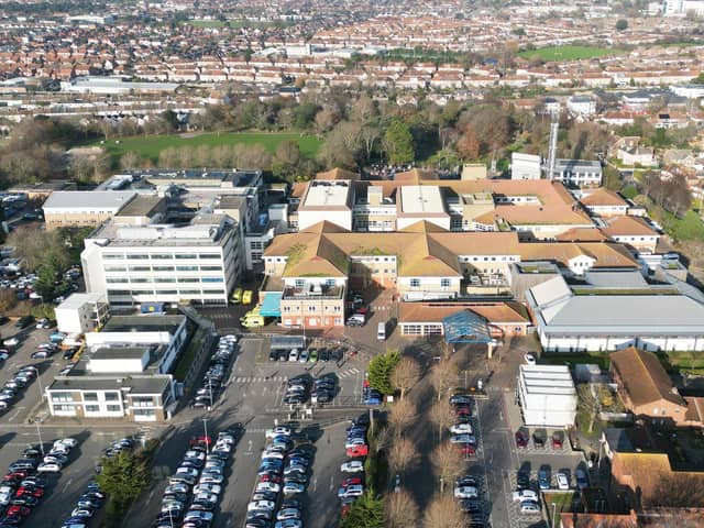 Worthing Hospital, previously rated 'outstanding', is now rated 'requires improvement'. Picture: Eddie Mitchell
