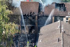 A blaze in Crawley that affected ‘10 properties’ was of ‘accidental ignition’, according to the fire service