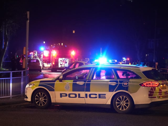 Emergency services at the scene of the fire. Picture by Eddie Mitchell
