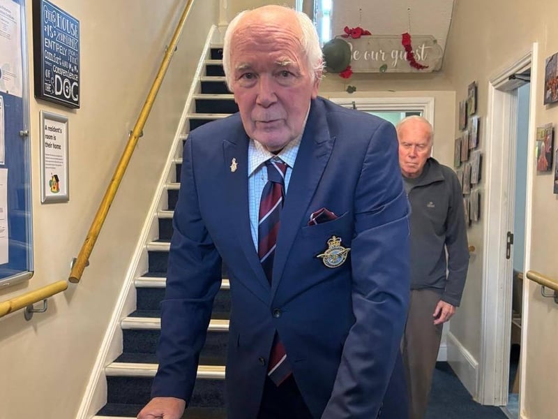 Resident Bob, who served in the RAF before working as a firefighter
