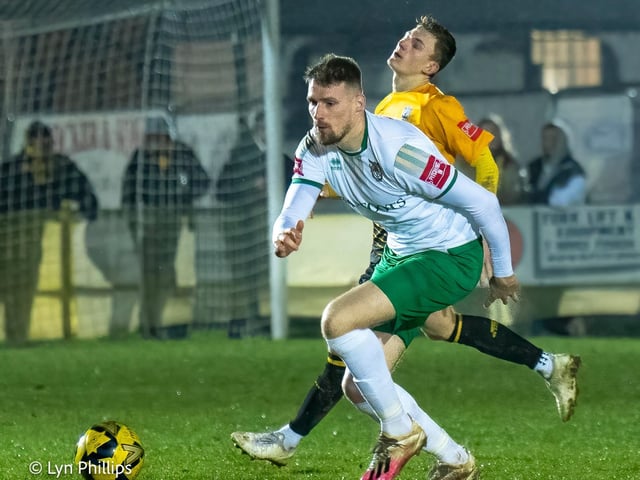 Action from Littlehampton Town's win over Bognor Regis Town in the Sussex Senior Cup